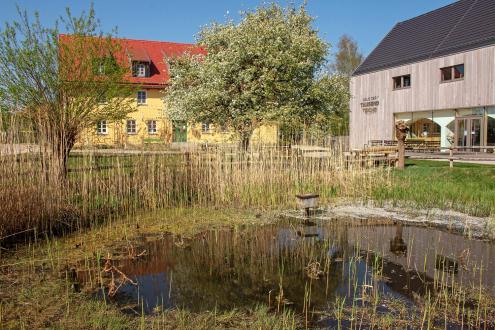 Hof der Biosphärenreservatsverwaltung in Wartha - Foto: Bodo Hering